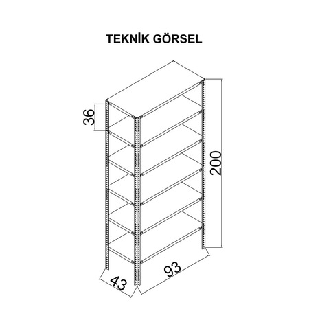 Çelik Raf Sistemi 1